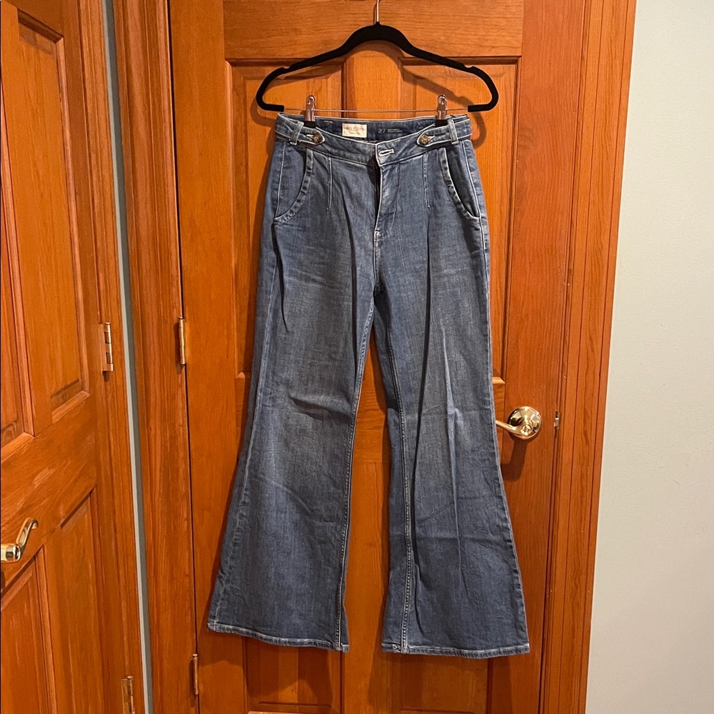 Pilcro Denim Flare Jeans in Blue